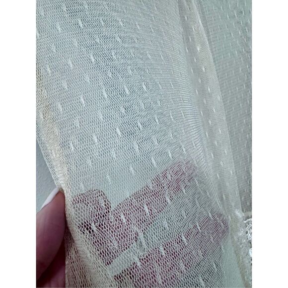 Altar’d‎ State Sheer Cream Lace Mini Dress Size Small - Picture 14 of 14